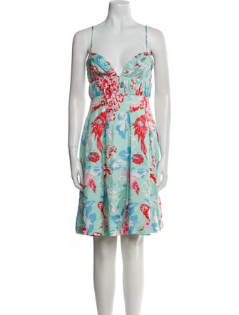 Ck Bradley Silk Knee-Length Dress