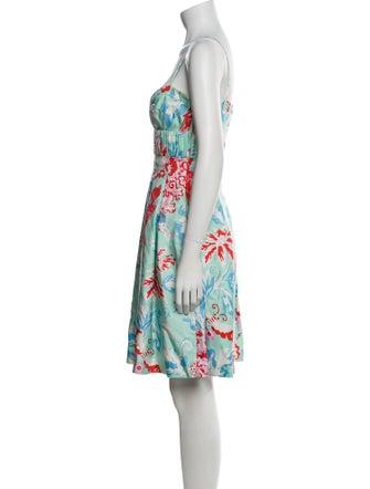 Ck Bradley Silk Knee-Length Dress