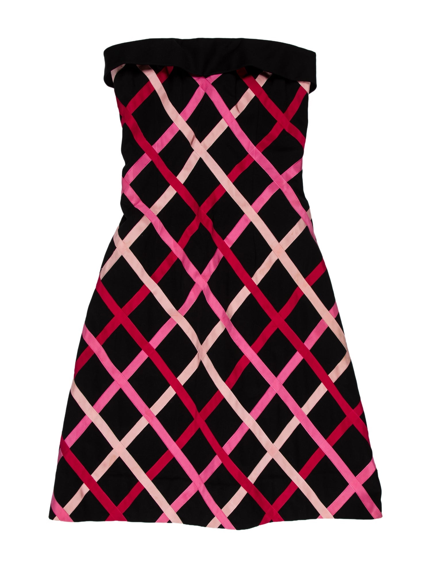 Ck Bradley Plaid Print Mini Dress