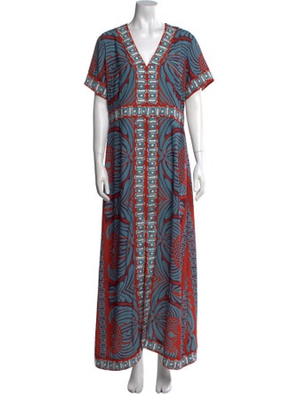 Ck Bradley Printed Long Dress