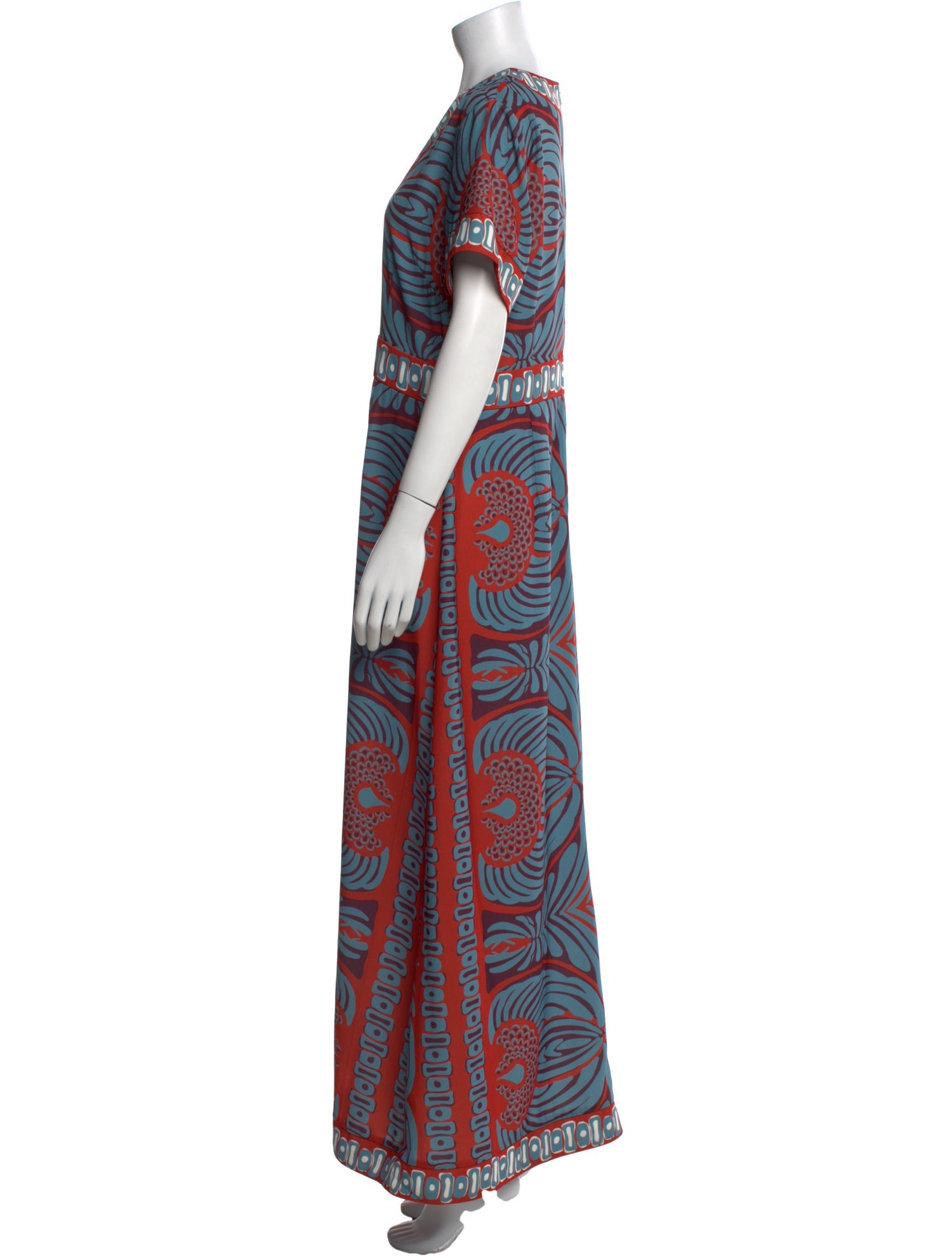 Ck Bradley Printed Long Dress