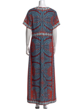 Ck Bradley Printed Long Dress