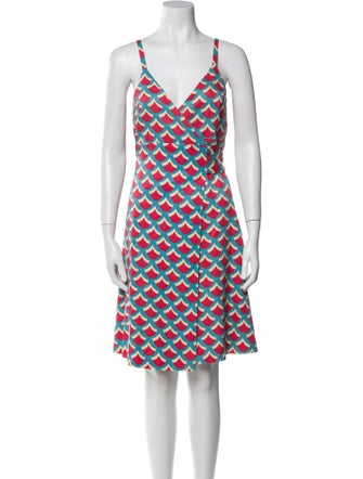 Ck Bradley Printed Knee-Length Dress