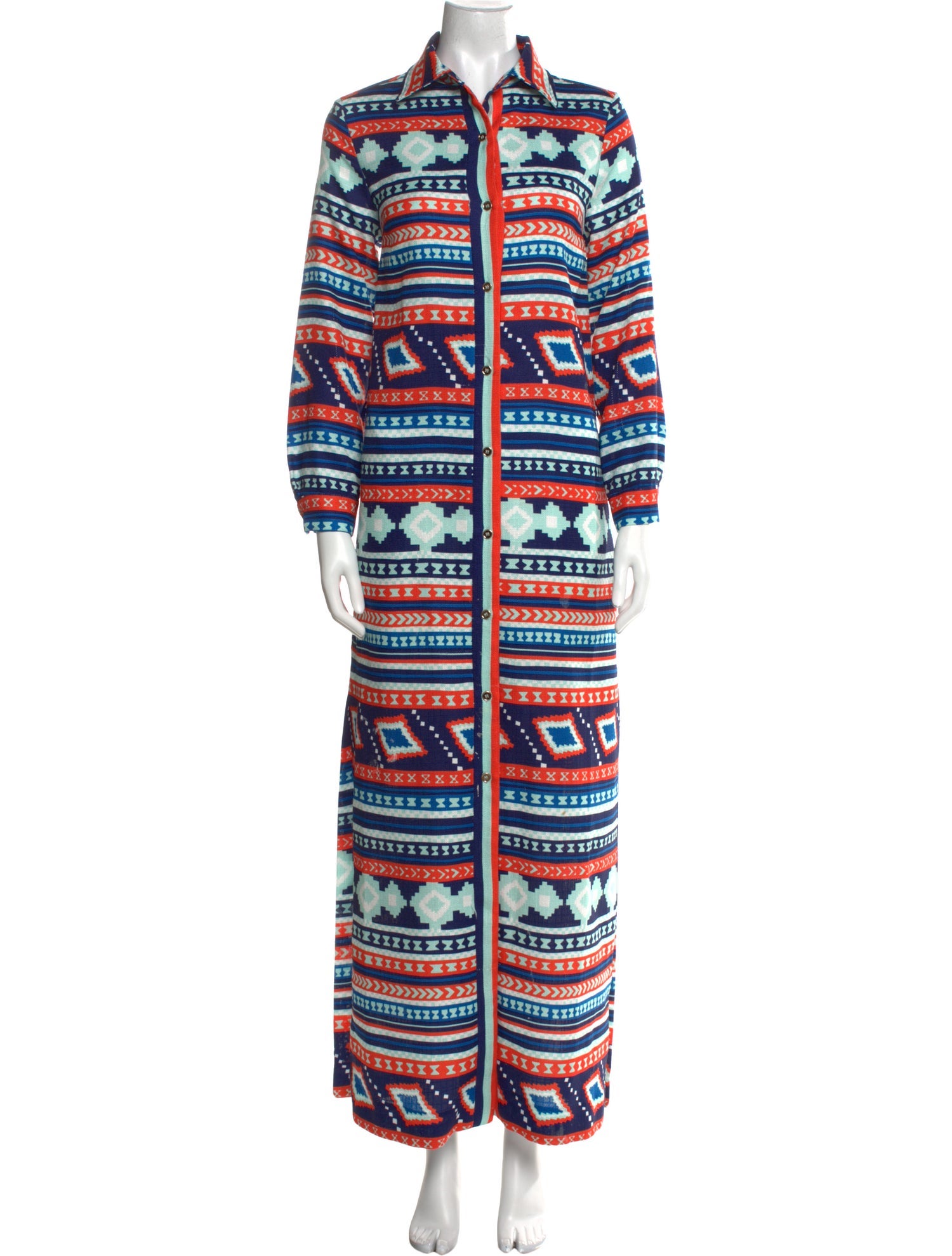 Ck Bradley Striped Long Dress