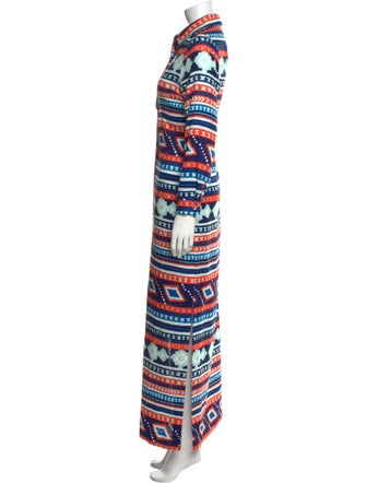 Ck Bradley Striped Long Dress