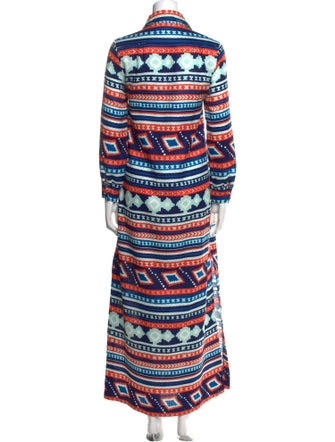 Ck Bradley Striped Long Dress