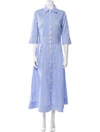 Ck Bradley Striped Long Dress