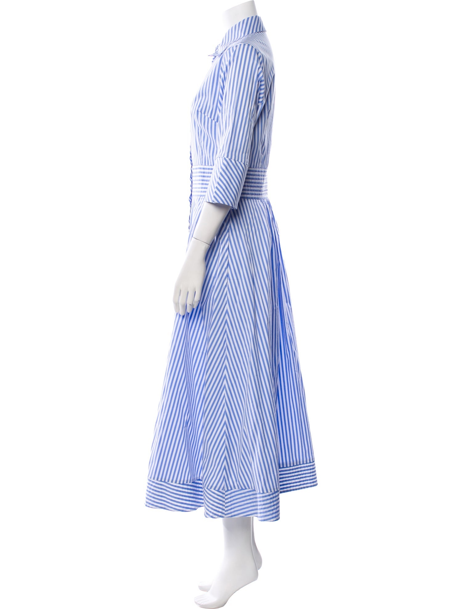 Ck Bradley Striped Long Dress