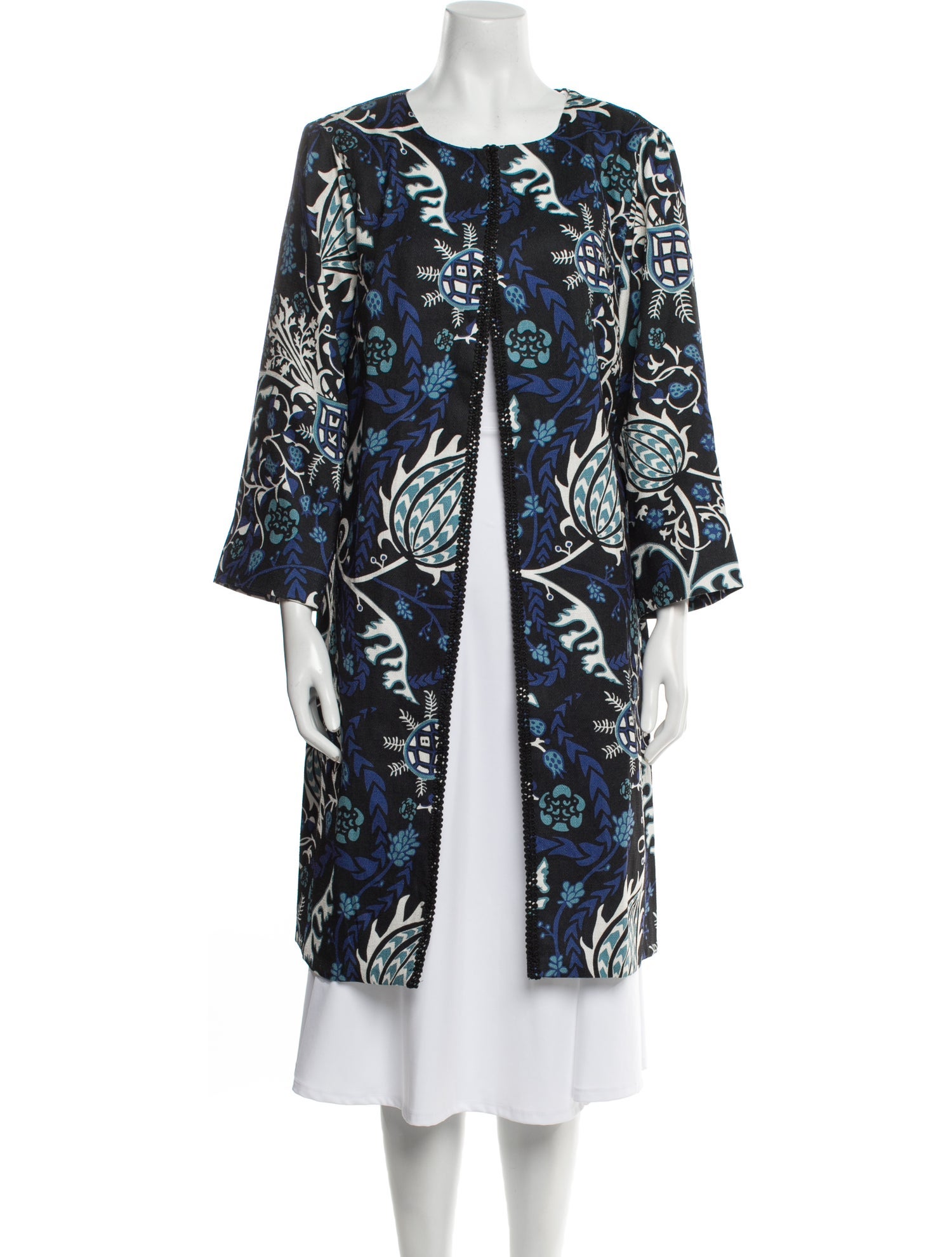 Ck Bradley Floral Print Coat w/ Tags