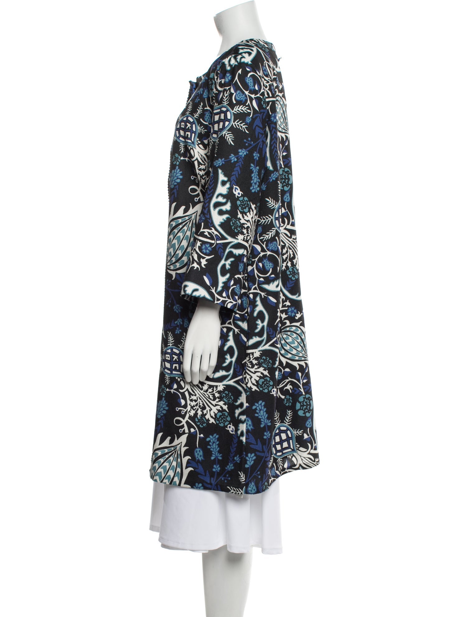 Ck Bradley Floral Print Coat w/ Tags