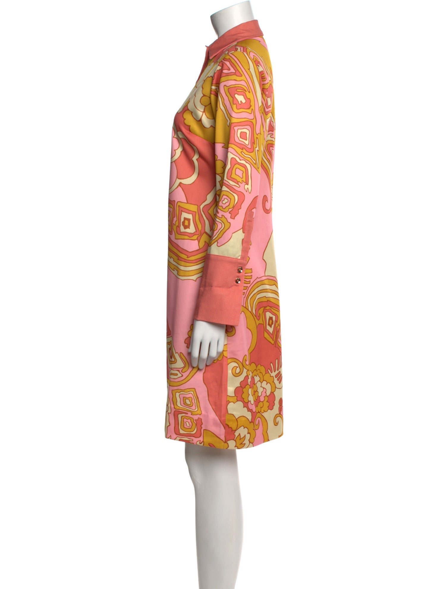 Ck Bradley Printed Knee-Length Dress