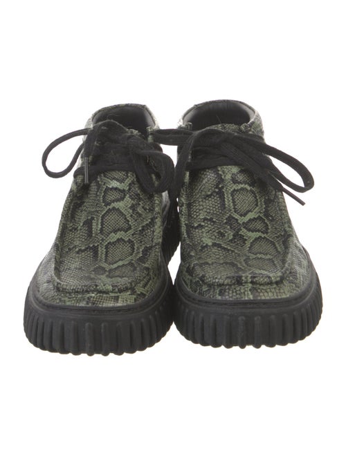 Clarks x Martine Rose Leather Animal Print Boots