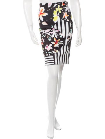 Clover Canyon Printed Pencil Skirt