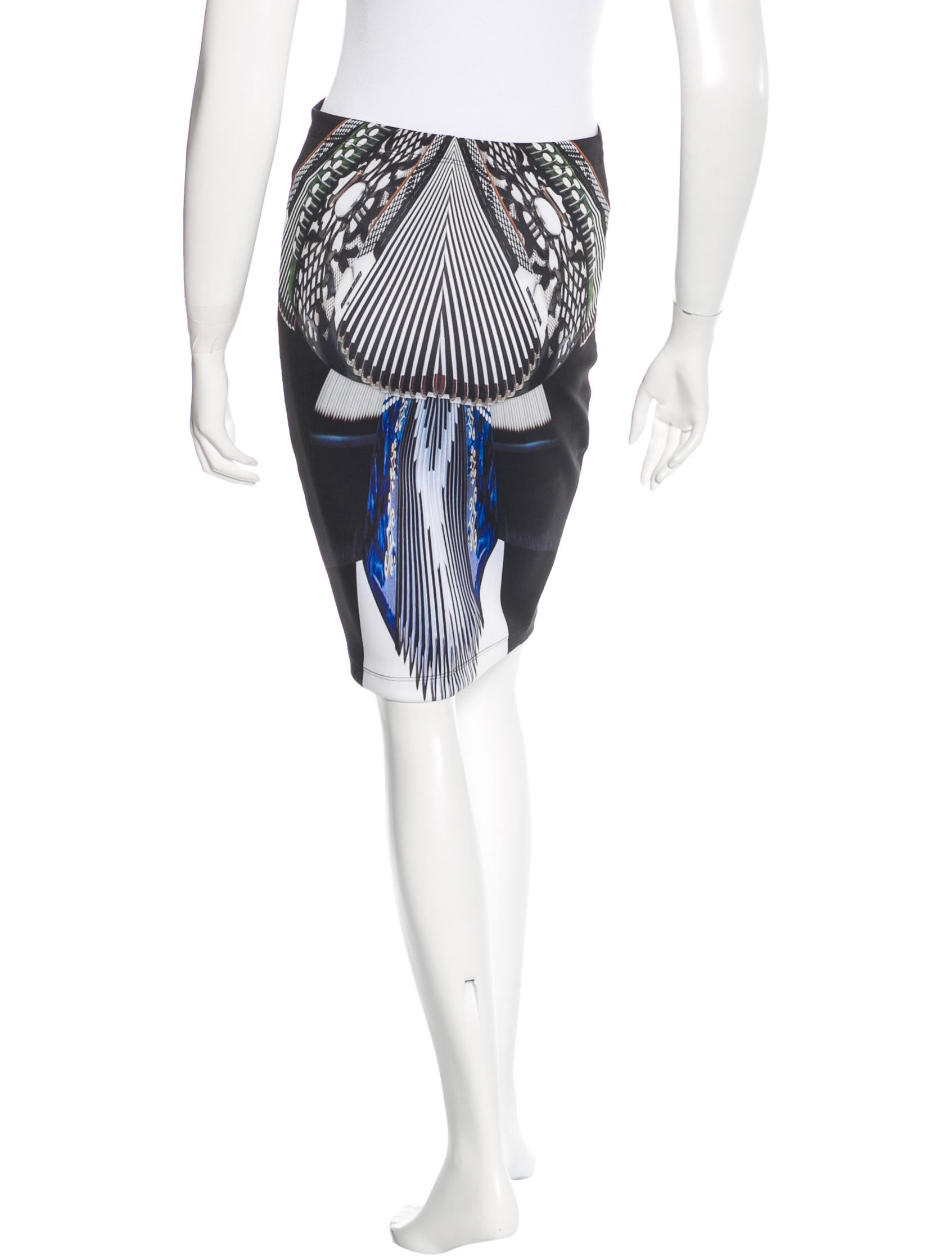 clover printed bodycon skirt clothing wcl22956 clover printed bodycon skirt clothing wcl22956