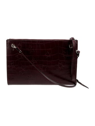 Claudia Firenze Embossed Leather Crossbody Bag