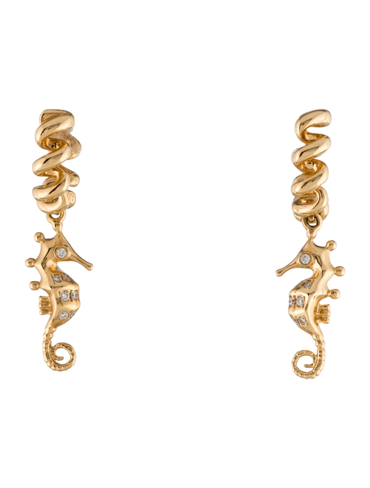 アクセサリー CHROME HEARTS Earrings JOJO 3 Charm Chrome Hearts Jojo 3 Drop Earrings - 14K Yellow Gold Drop