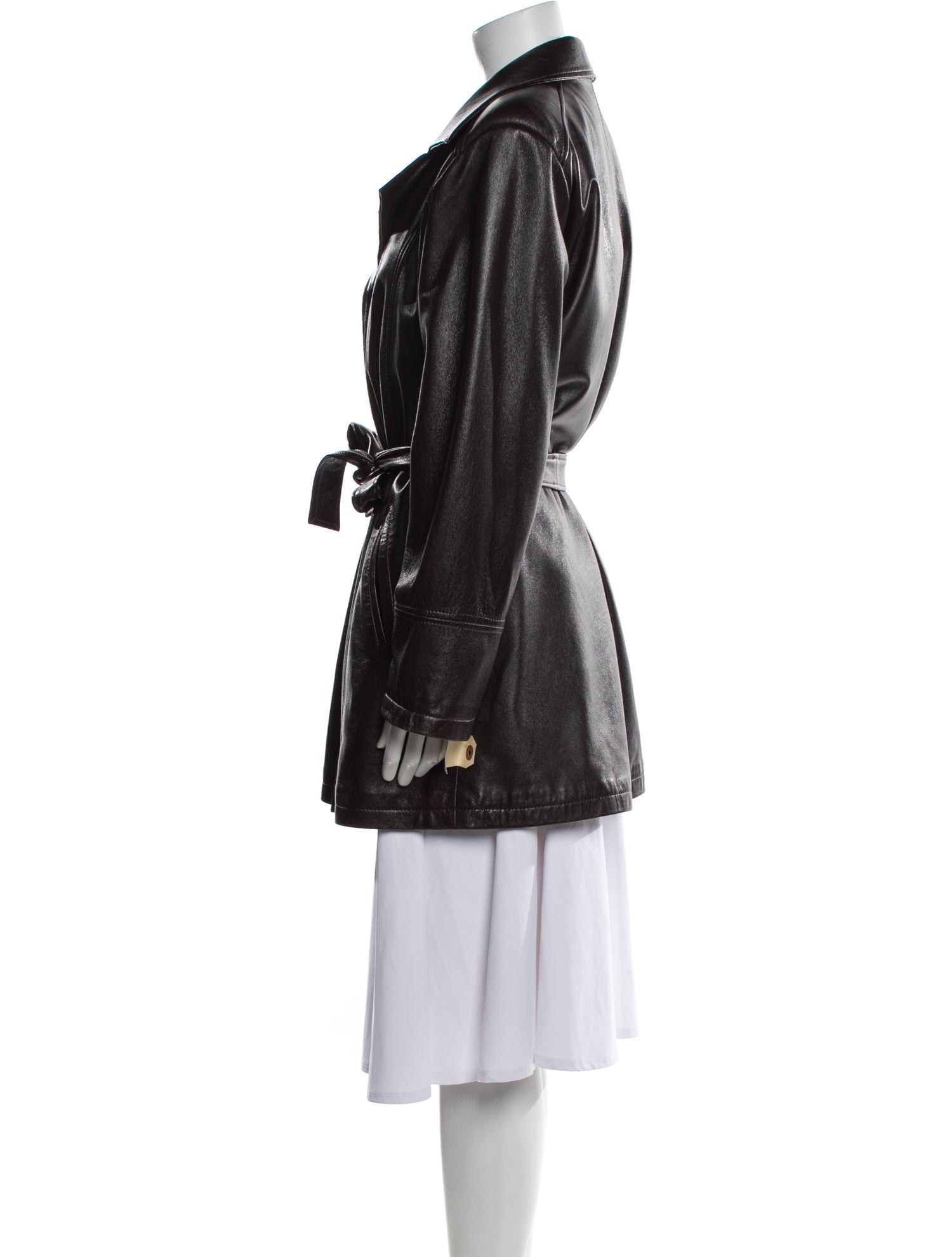 Casa Lopez Faux Leather Jacket