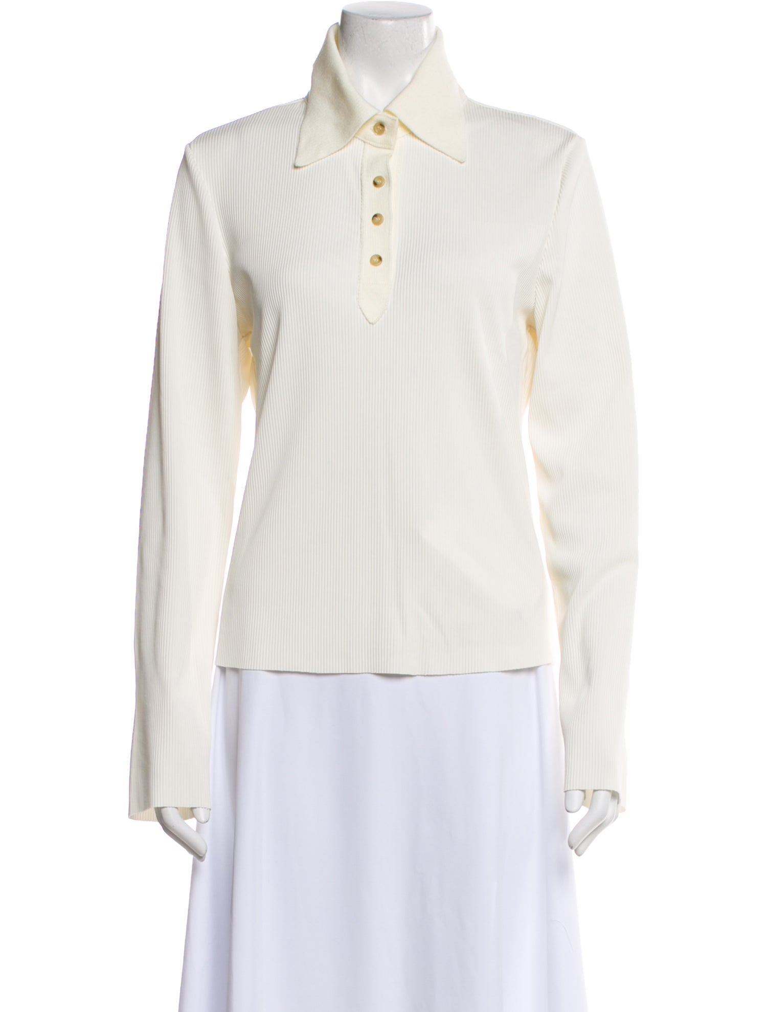 Claudent Nylon Long Sleeve Polo