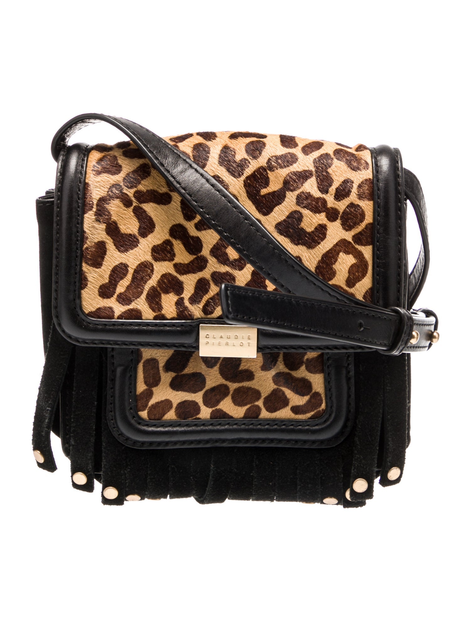 Claudie Pierlot Suede Crossbody Bag