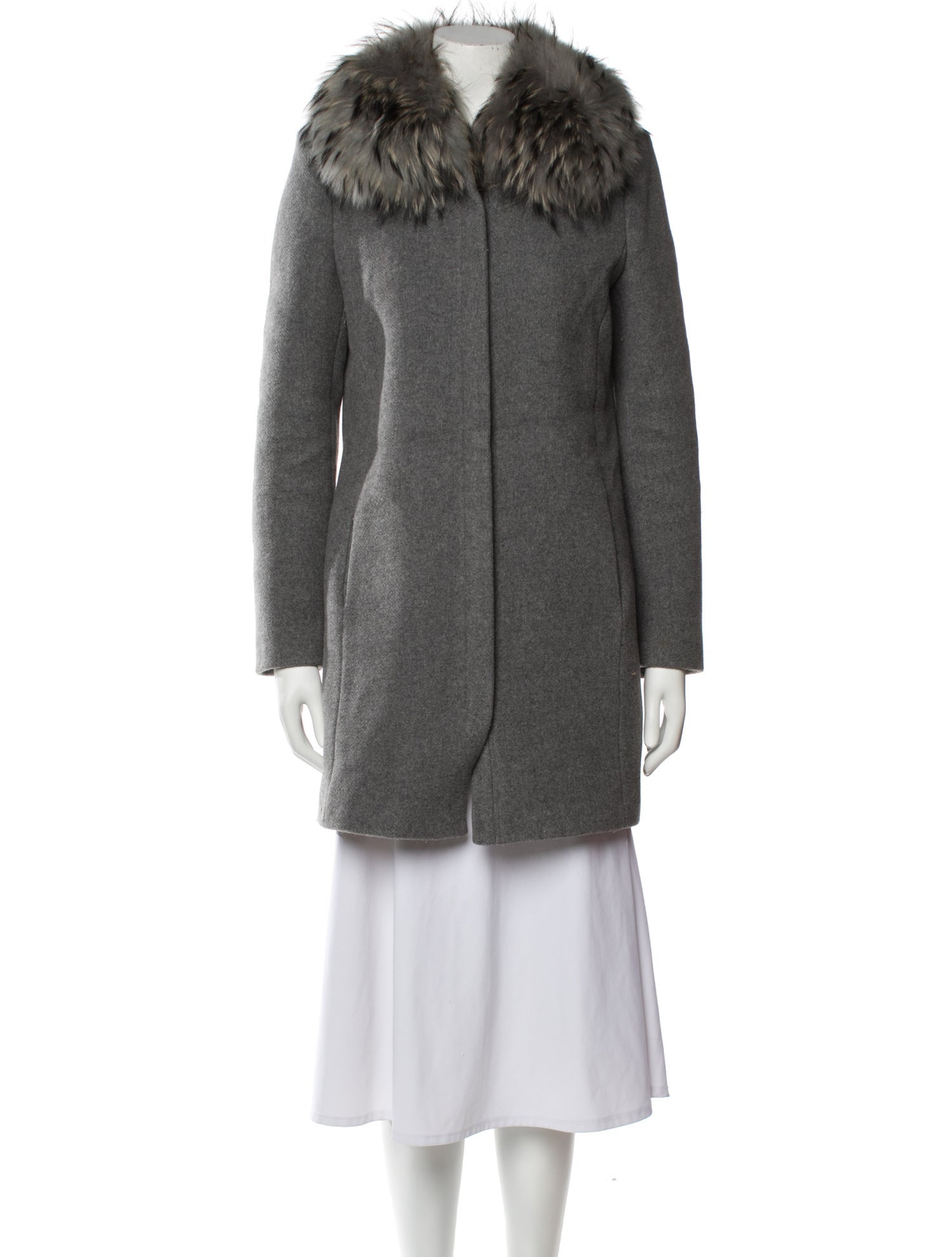 Claudie Pierlot Wool Fur Coat
