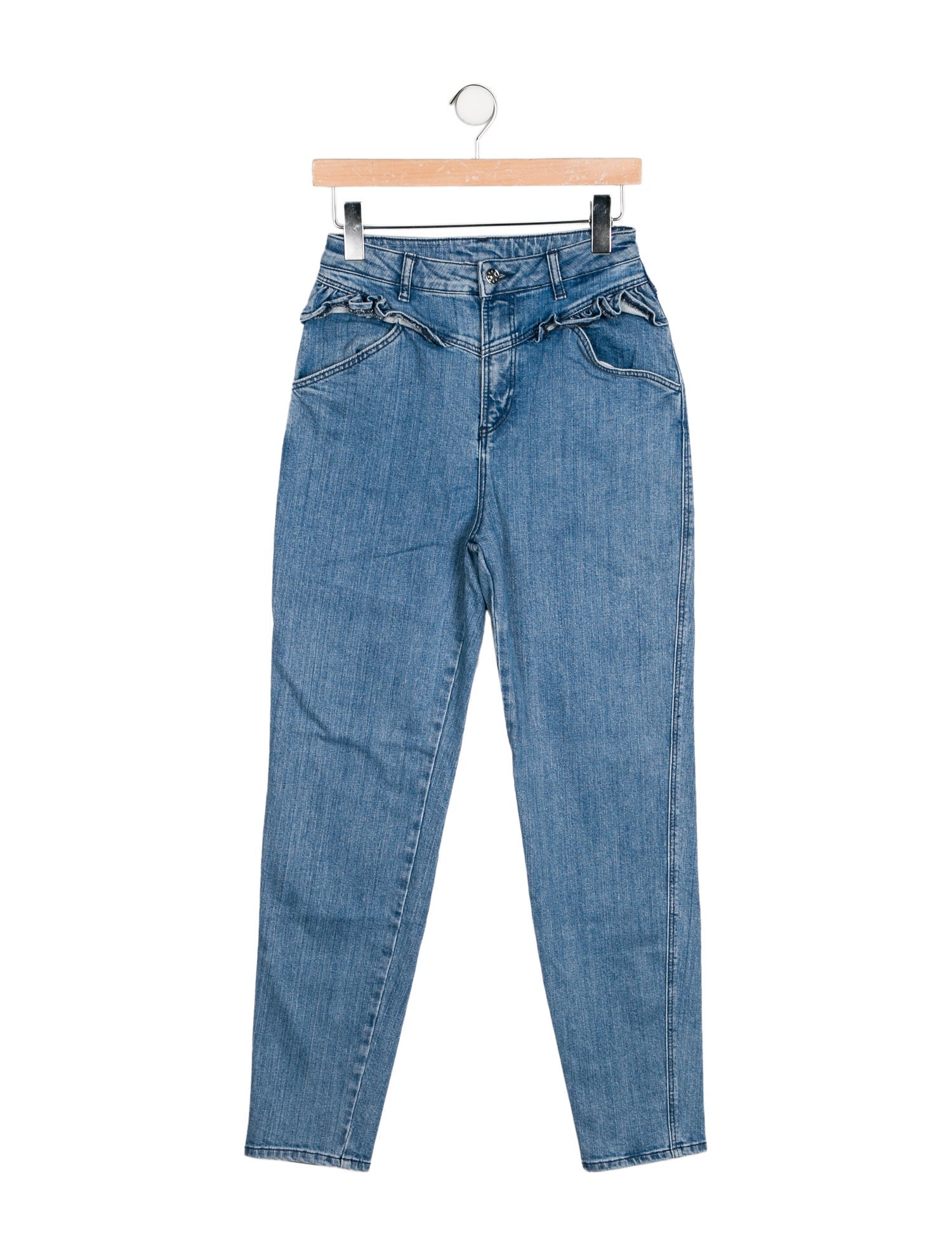 Claudie Pierlot High-Rise Straight Leg Jeans