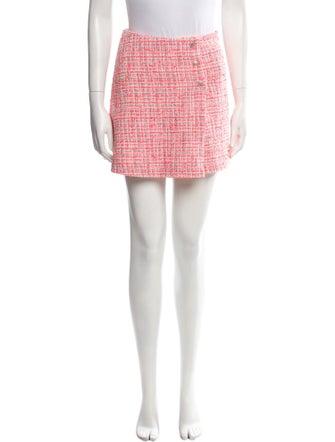 Claudie Pierlot Tweed Pattern Mini Shorts