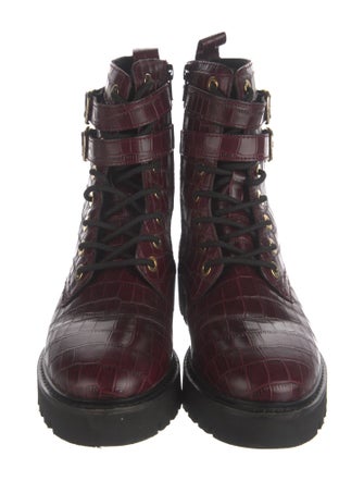 Claudie Pierlot Leather Combat Boots