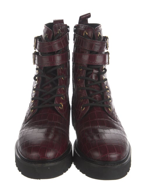 Claudie Pierlot Leather Combat Boots