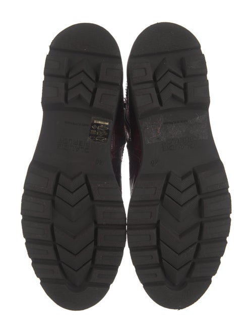 Claudie Pierlot Leather Combat Boots