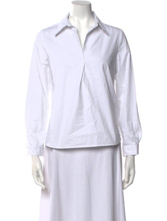 Claudie Pierlot Three-Quarter Sleeve Button-Up Top