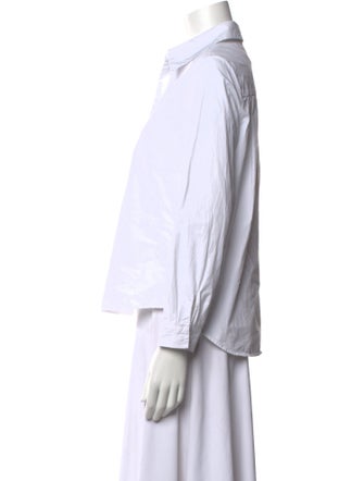 Claudie Pierlot Three-Quarter Sleeve Button-Up Top