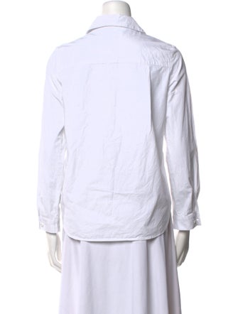 Claudie Pierlot Three-Quarter Sleeve Button-Up Top