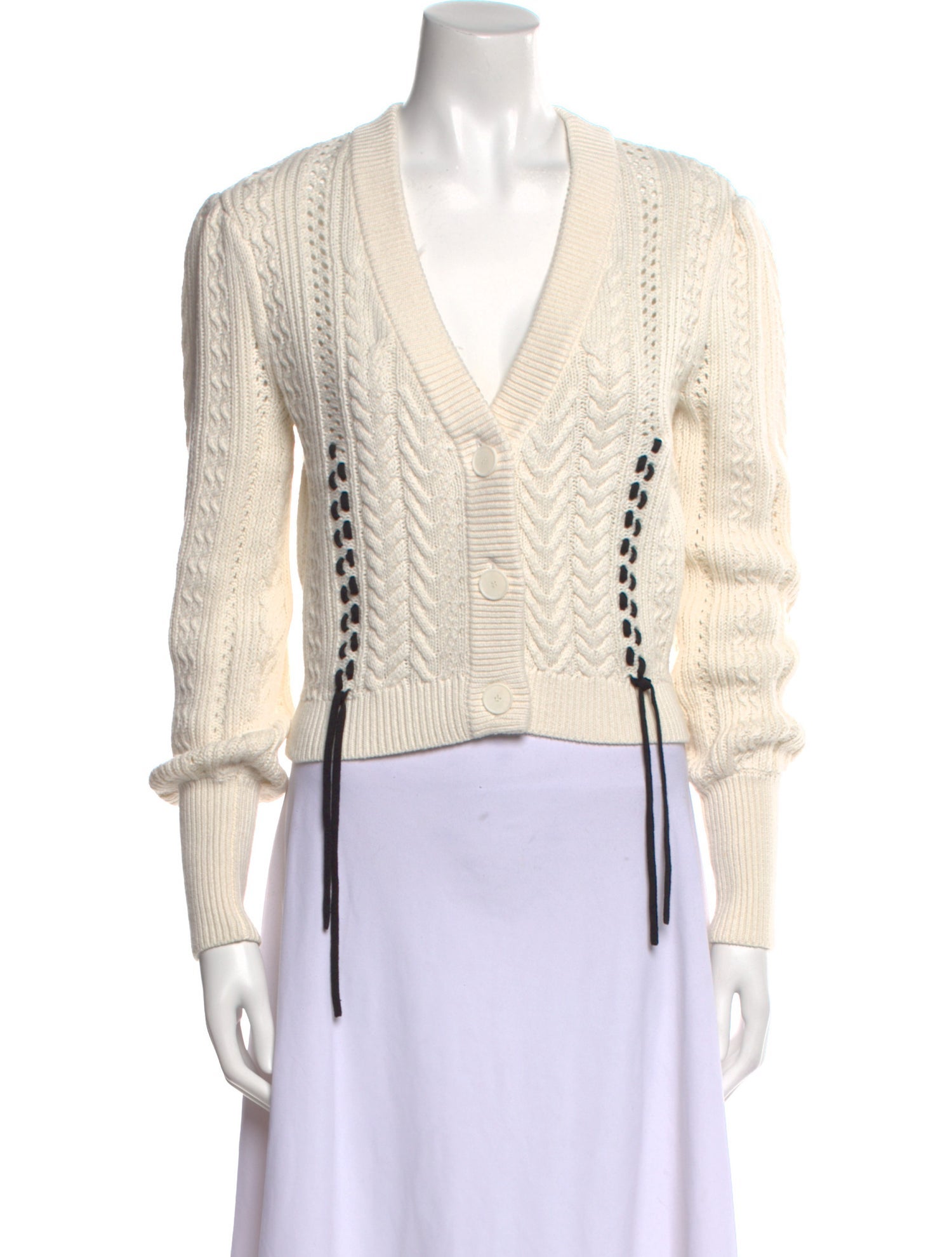 Claudie Pierlot Wool V-Neck Sweater