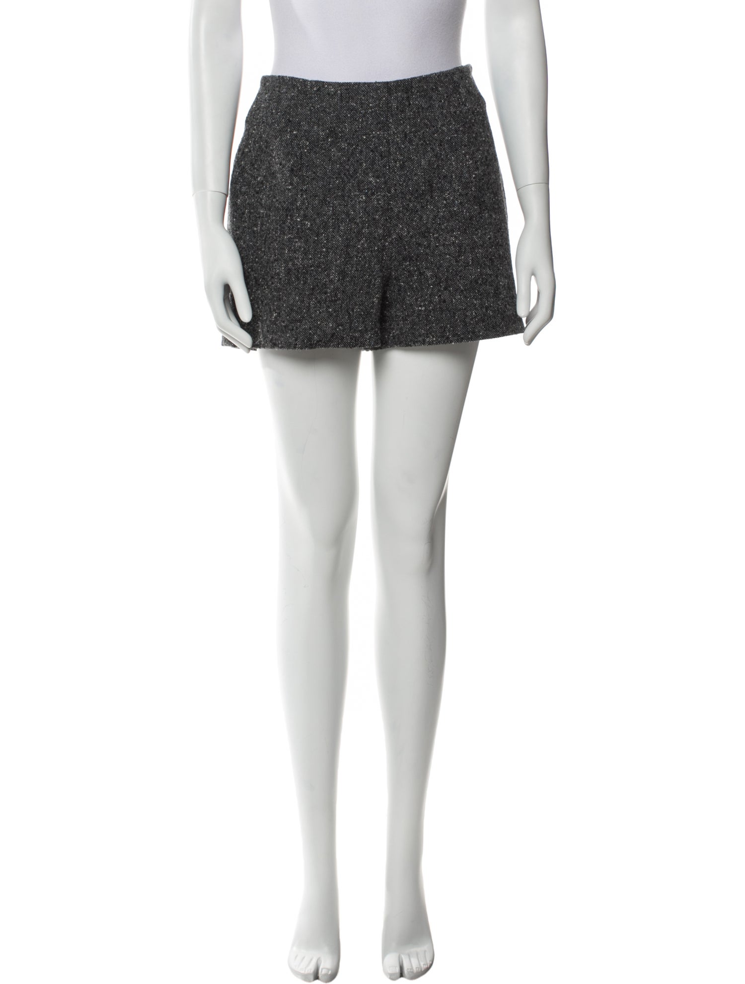 Claudie Pierlot Tweed Pattern Mini Shorts