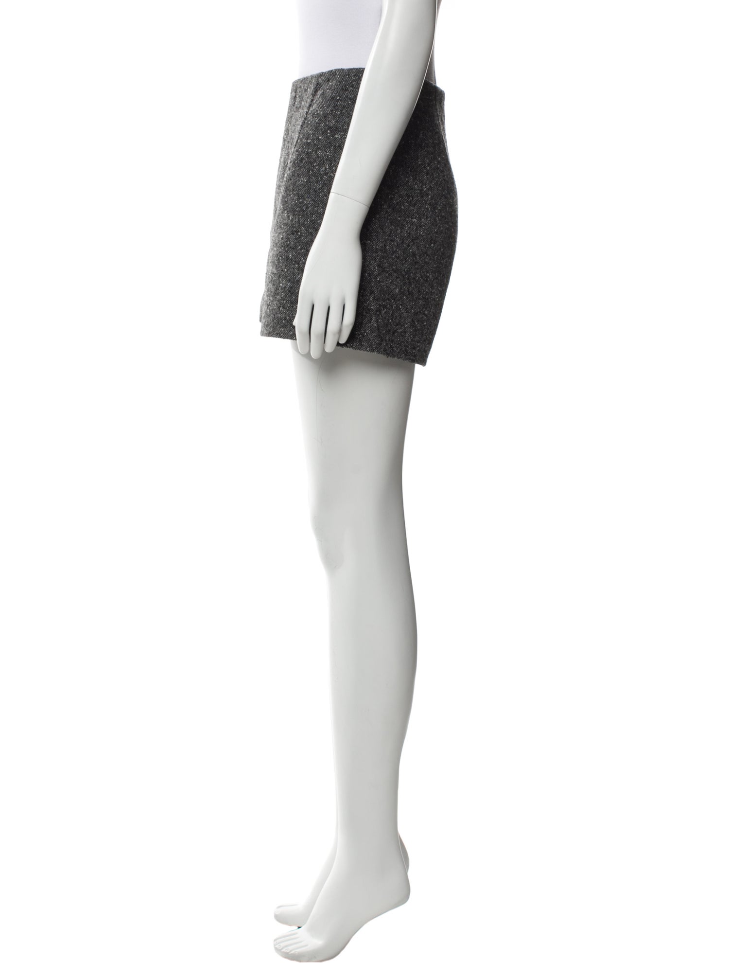 Claudie Pierlot Tweed Pattern Mini Shorts