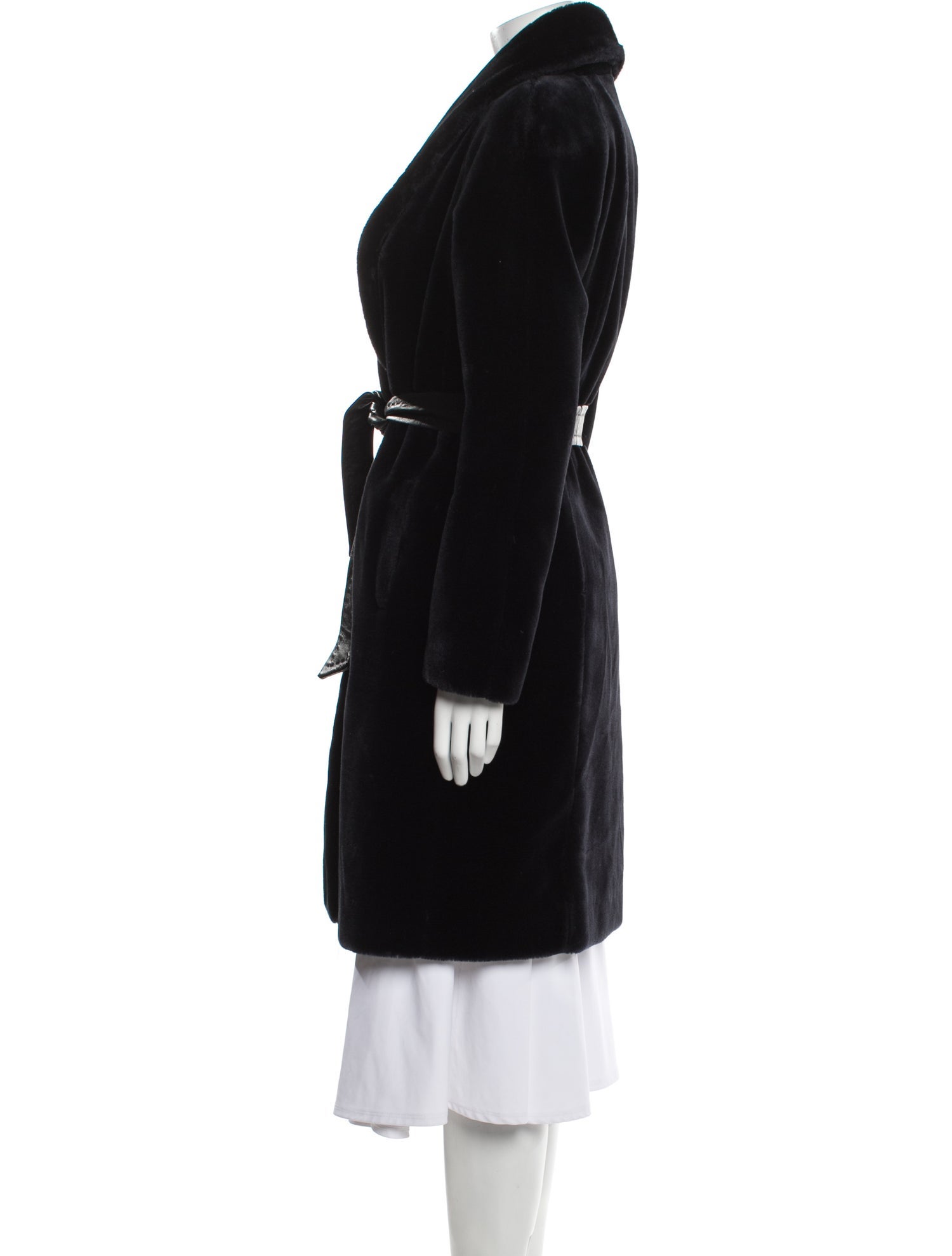 Claudie Pierlot Faux Fur Coat