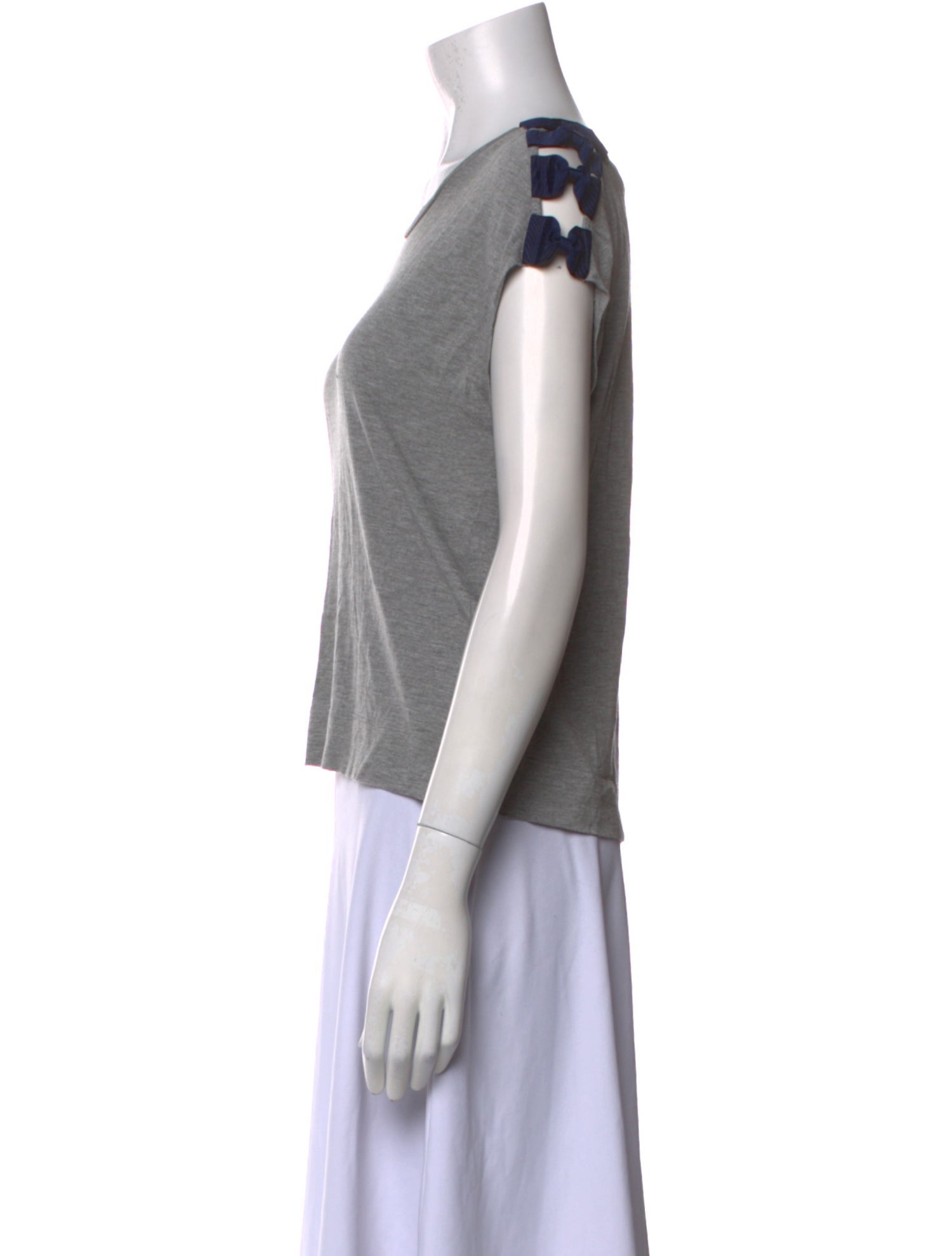 Claudie Pierlot Scoop Neck Short Sleeve T-Shirt