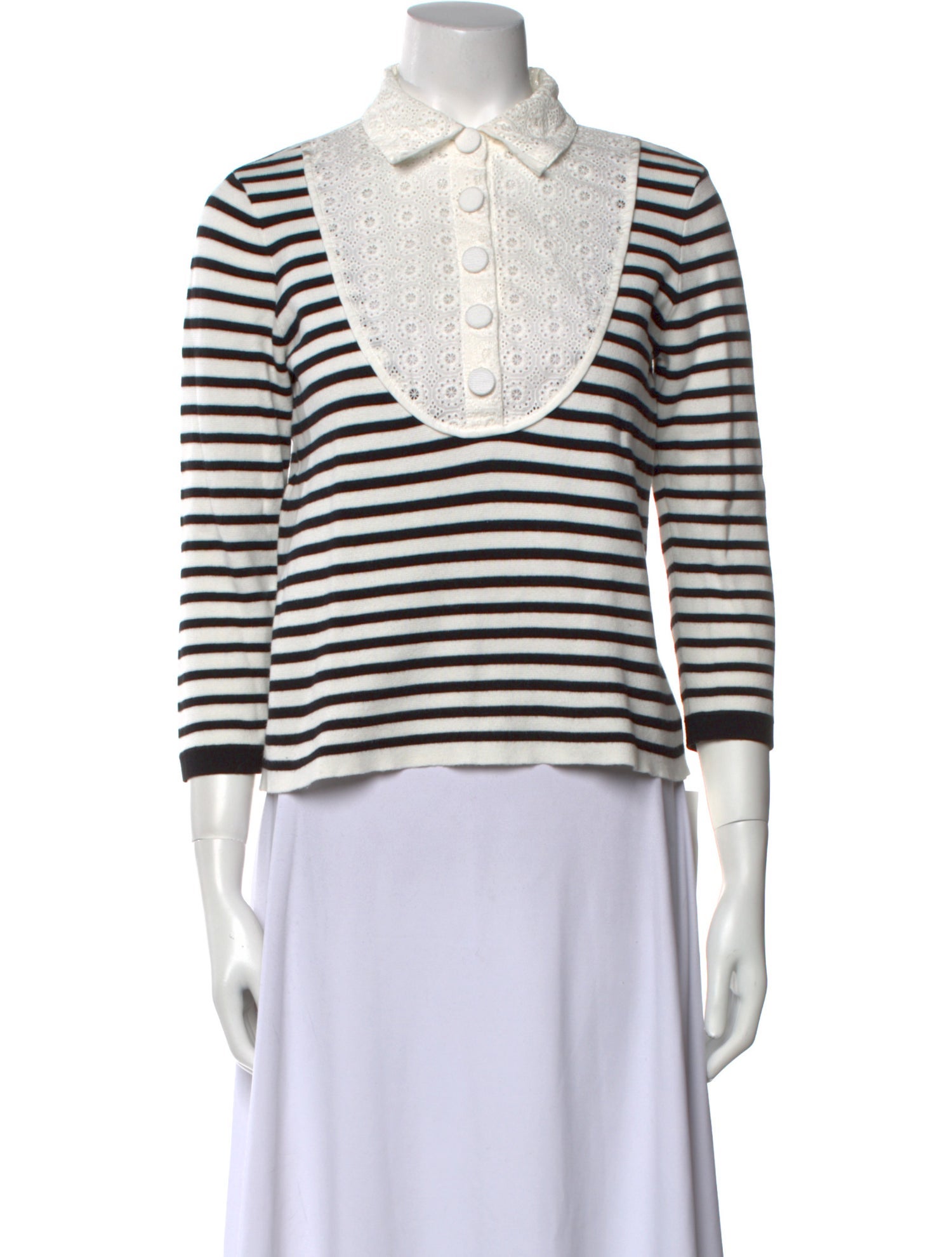Claudie Pierlot Striped Sweater