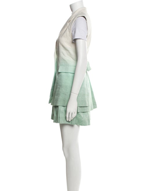 Claudie Pierlot Linen Tie-Dye Print Short Set