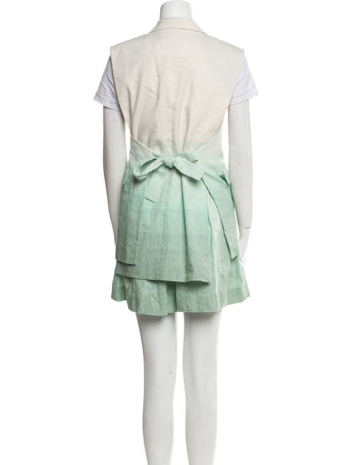 Claudie Pierlot Linen Tie-Dye Print Short Set