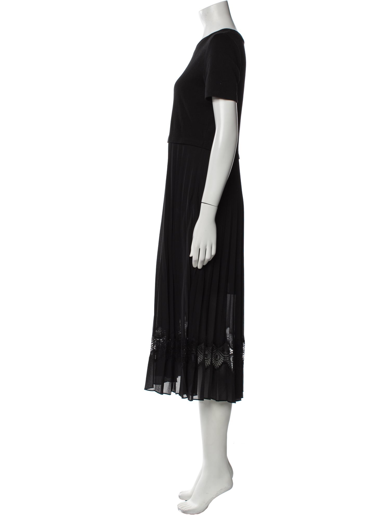 Claudie Pierlot Crew Neck Midi Length Dress