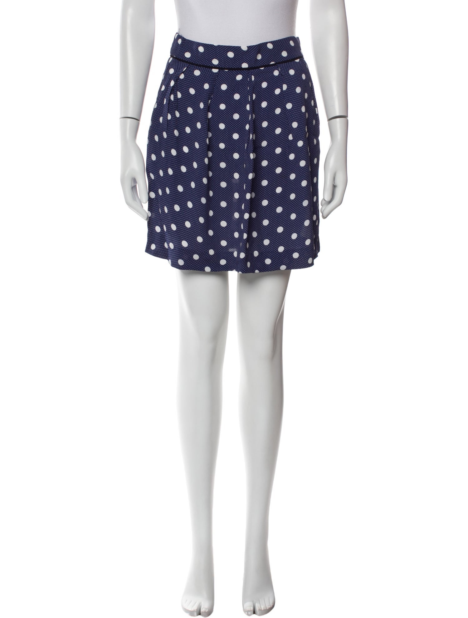 Claudie Pierlot Polka Dot Print Mini Skirt