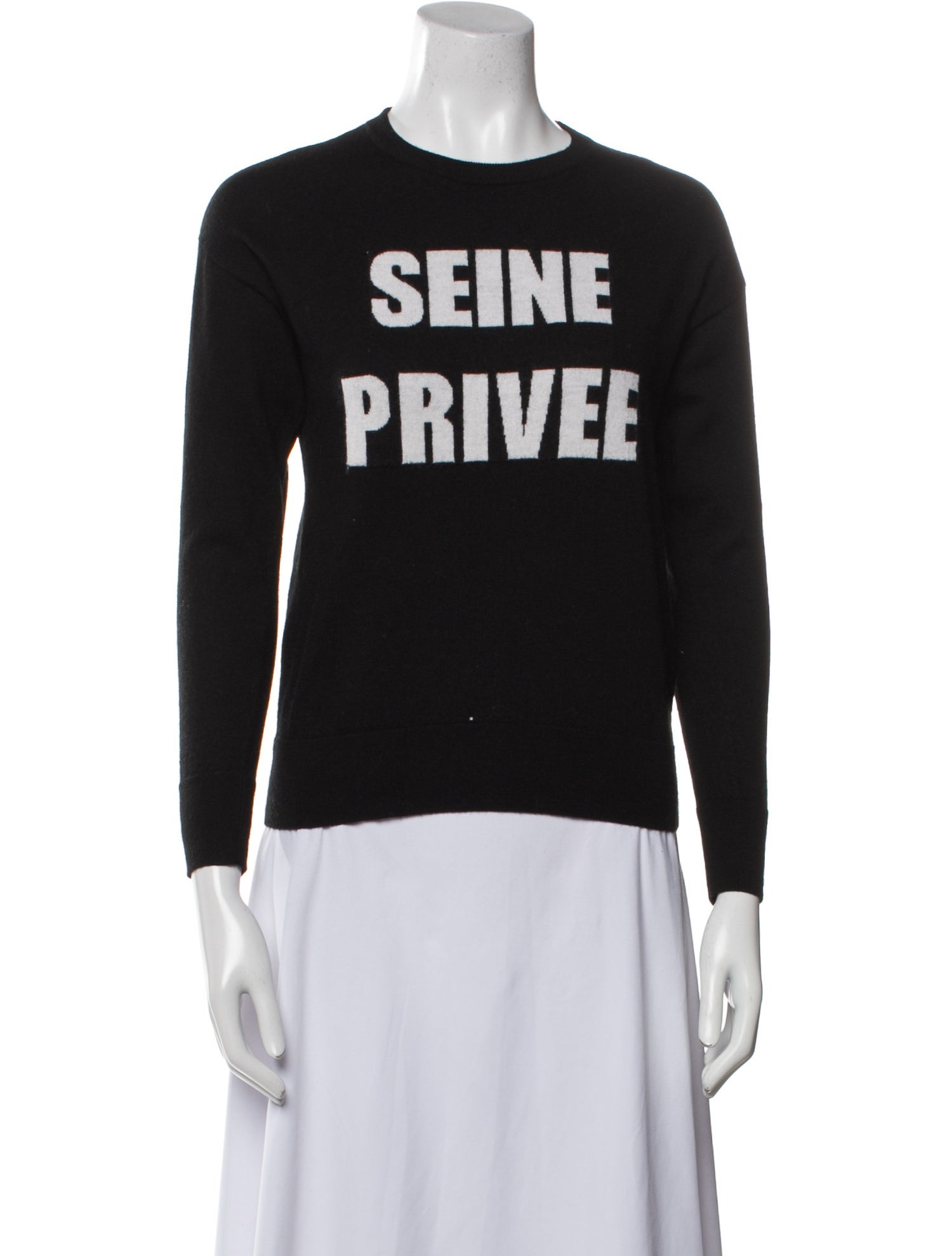 Claudie Pierlot Wool Graphic Print Sweater