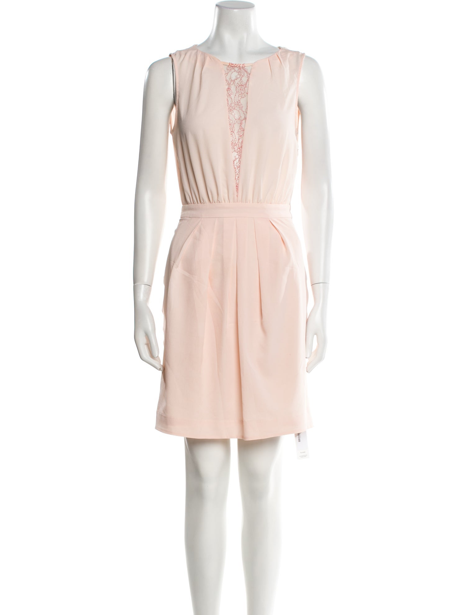 Claudie Pierlot Scoop Neck Mini Dress