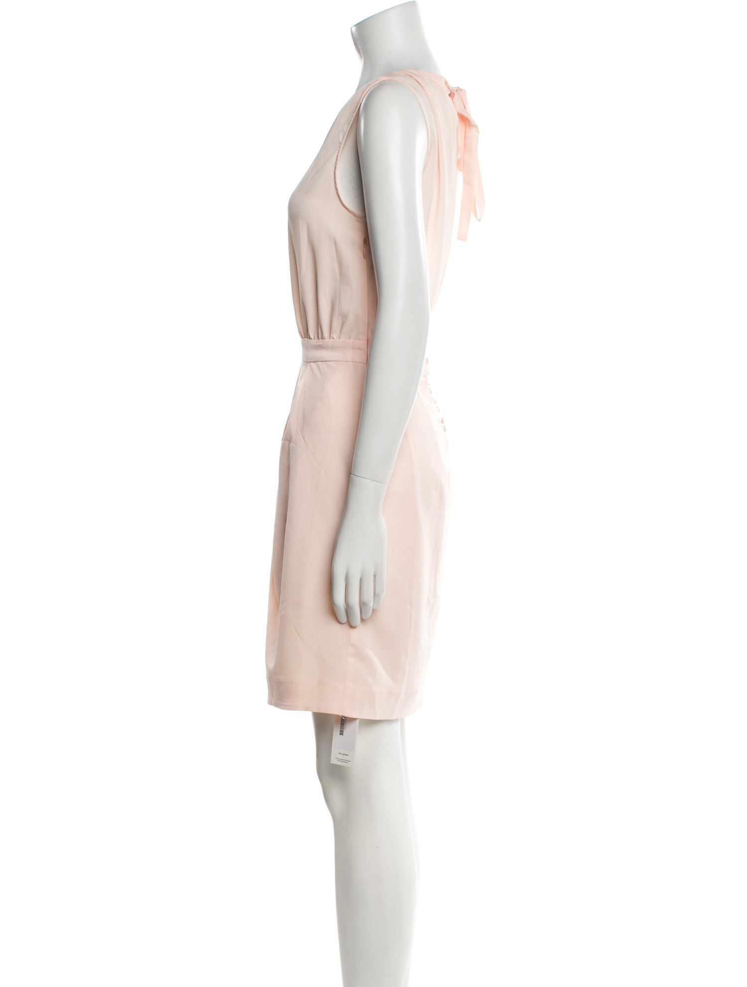 Claudie Pierlot Scoop Neck Mini Dress