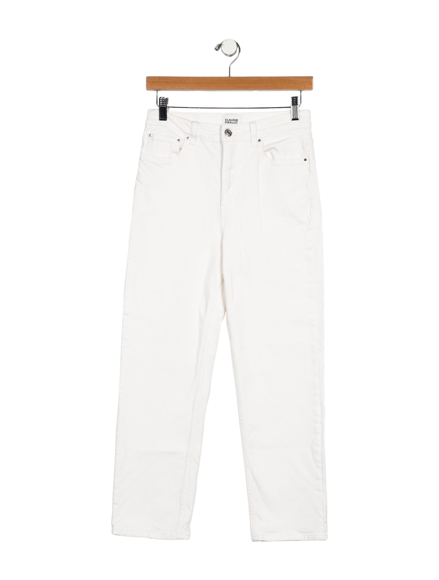 Claudie Pierlot Mid-Rise Straight Leg Jeans