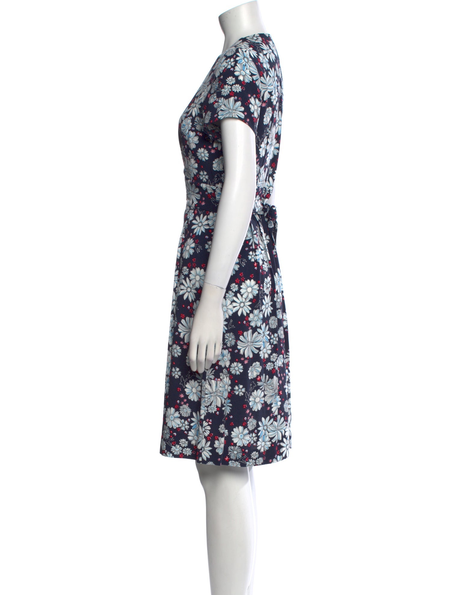 Claudie Pierlot Floral Print Knee-Length Dress