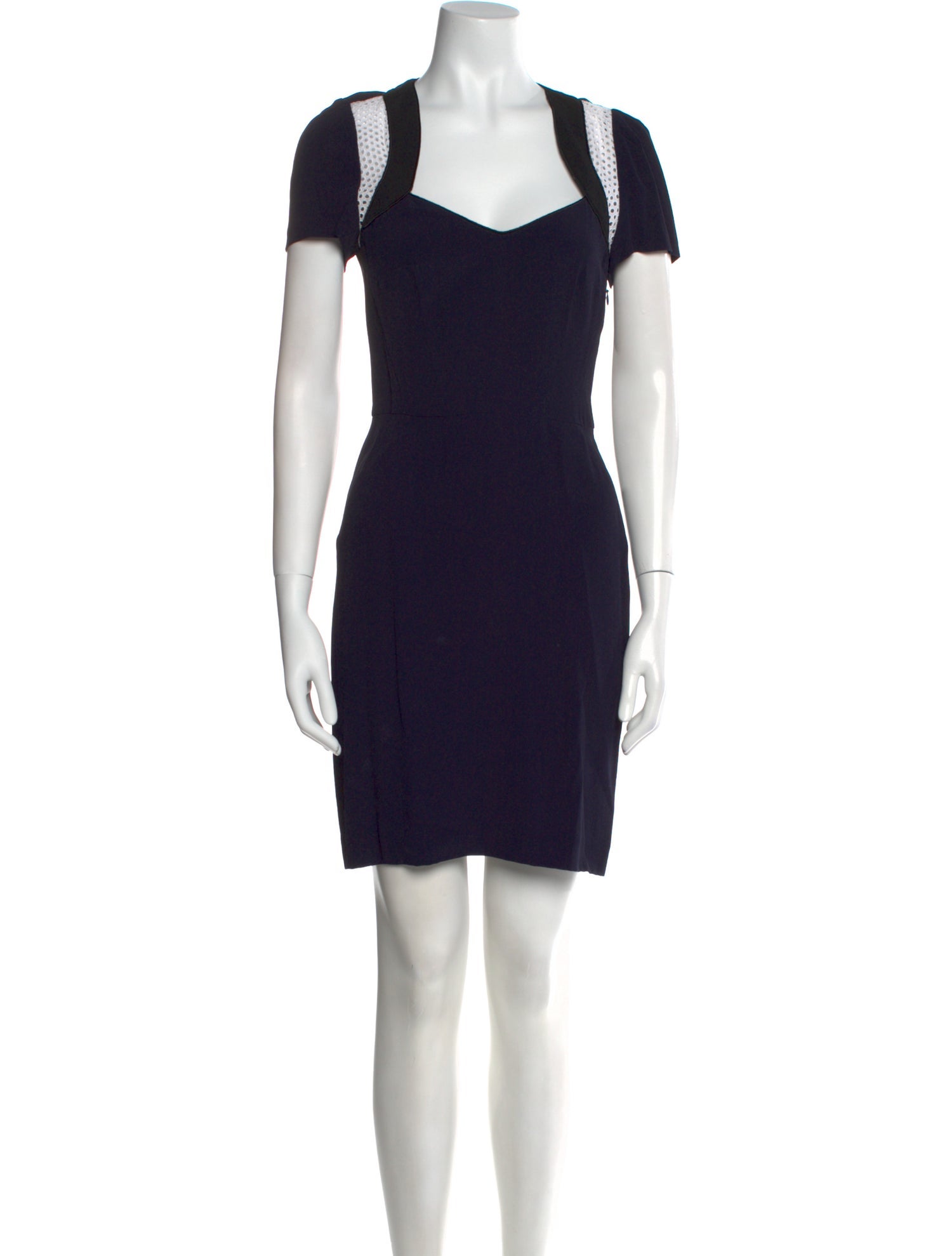 Claudie Pierlot Square Neckline Knee-Length Dress