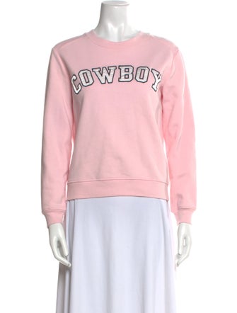 Claudie Pierlot Graphic Print Crew Neck Sweatshirt