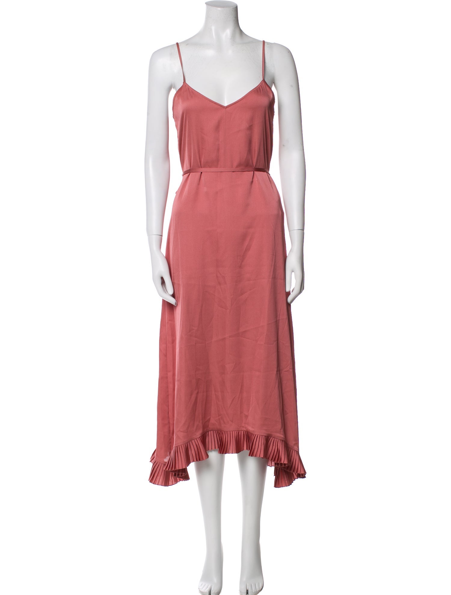 Claudie Pierlot V-Neck Midi Length Dress